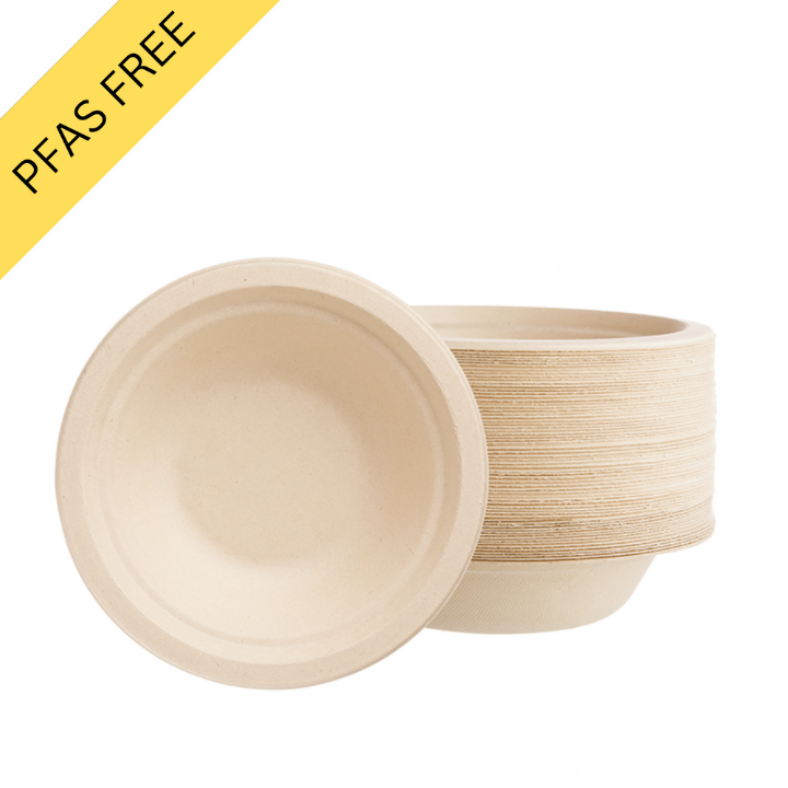 Sugarfiber™ 12 oz Round Bowls PFAS Free — HAKOWARE by